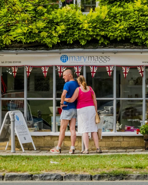 Broadway Village Cotswolds Worcestershire England — Stock Photo, Image