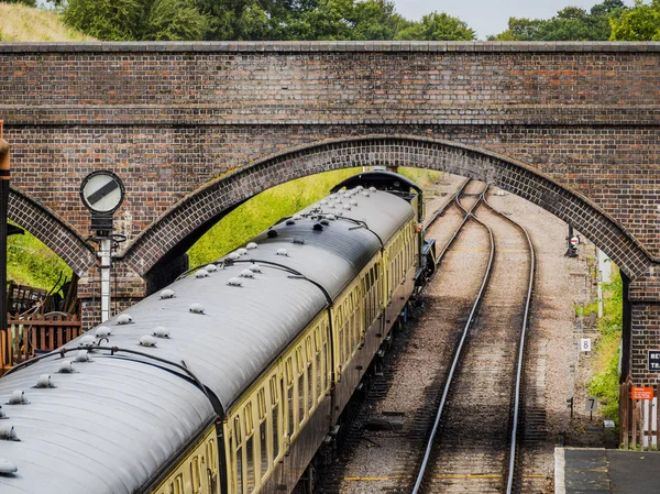 Ferrovia Vapor Gloucestershire Warwickshire Centro Vapor Toddington Estação — Fotografia de Stock