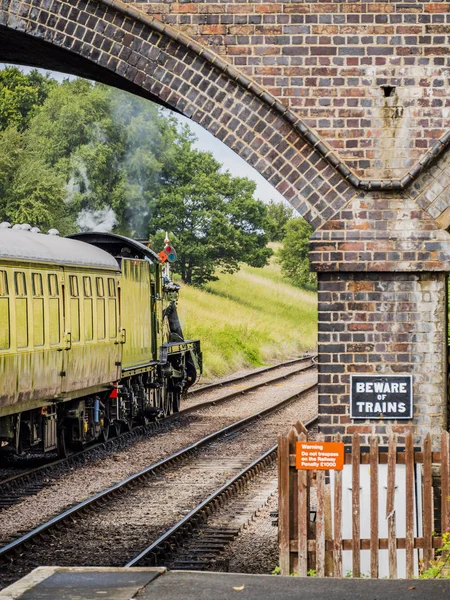 Gloucestershire Warwickshire Heritage Steam Railway Toddington Steam Centre Station — Stock Photo, Image