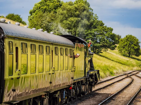 Ferrovia Vapor Gloucestershire Warwickshire Centro Vapor Toddington Estação — Fotografia de Stock