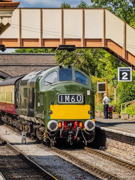 Gloucestershire Och Warwickshire Heritage Steam Railway Toddington Ångcentral Och Station — Stockfoto