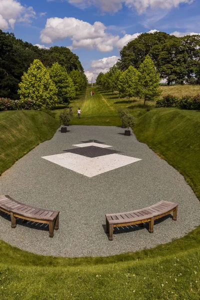 Jardines Corte Kiftgate Reino Unido Cotswolds — Foto de Stock