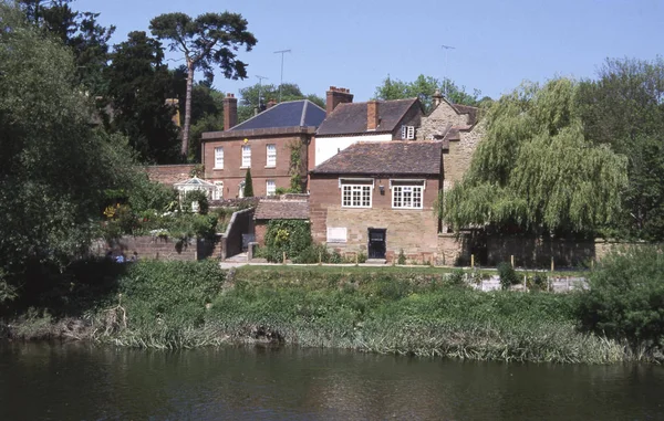 Valley River Severn Shropshire Midlands England — Stock Photo, Image