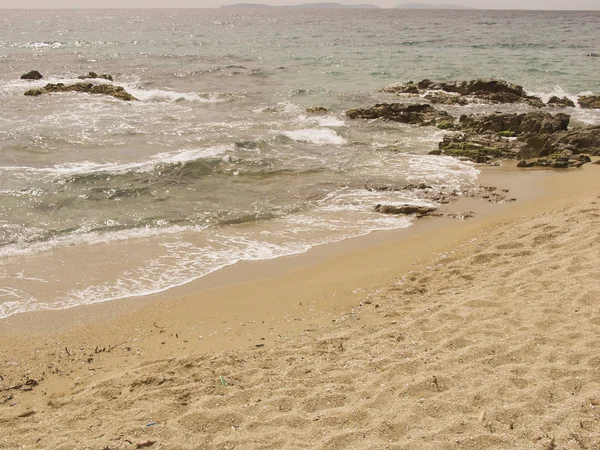 Costa Azul Playa Del Mar Meditteranean Gassin Provence France — Foto de Stock