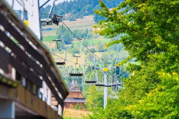 Výtah Horu Pro Lyžaře Létě Polsku Zakopane — Stock fotografie