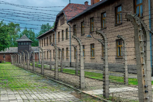 Campo Sterminio Auschwitz Auschwitz 1940 1945 Circa Milioni Persone Cui — Foto Stock