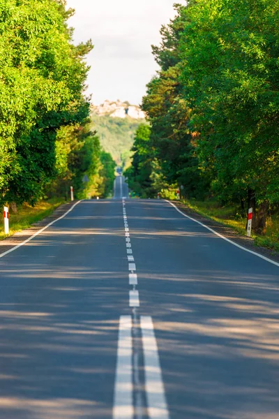 Camino Campo Vacío Día Soleado — Foto de Stock