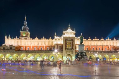 Geceleri satır Krakow merkezi ticaret bez