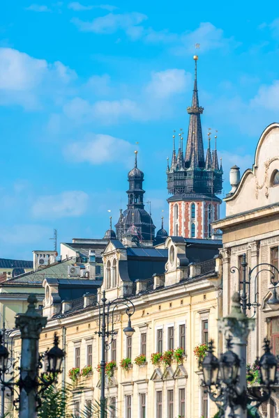 Bella Architettura Della Città Vecchia Europea Una Giornata Sole — Foto Stock