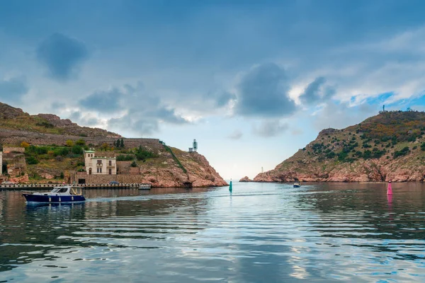 Kırım Daki Balaklava Koyu Giriş — Stok fotoğraf