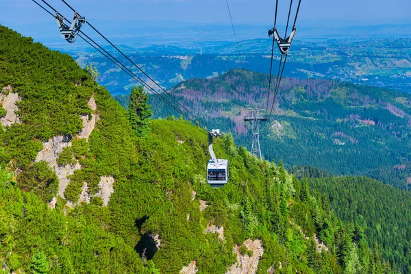 Teleférico Escalada Kasprowy Wierch Polônia — Fotografia de Stock