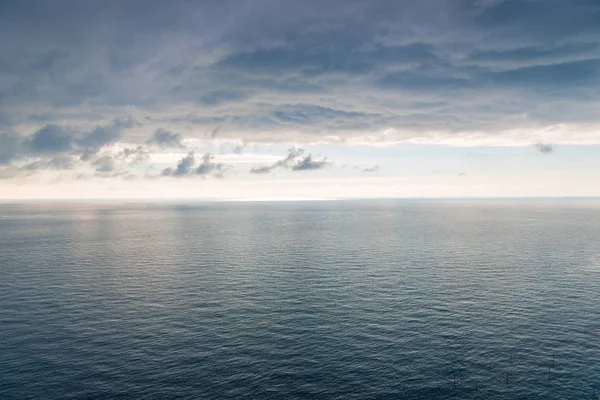 Surface Mer Avec Une Légère Ondulation Une Vue Sur Horizon — Photo