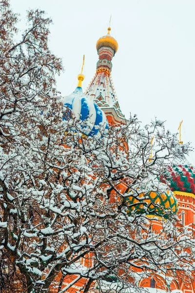 俄罗斯莫斯科红广场圣罗勒大教堂 — 图库照片