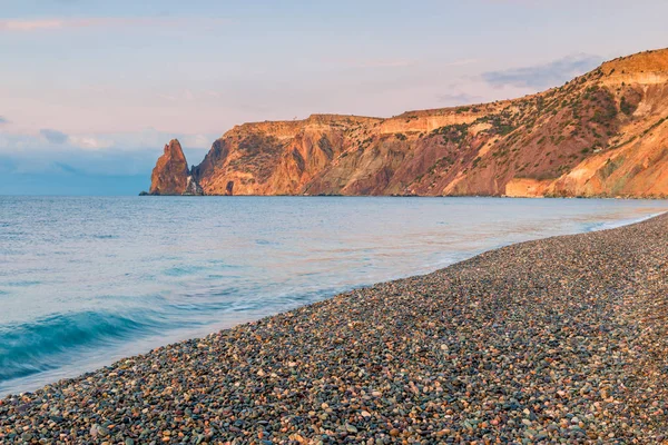 Hermoso Paisaje Cabo Fiolent Península Crimea — Foto de Stock