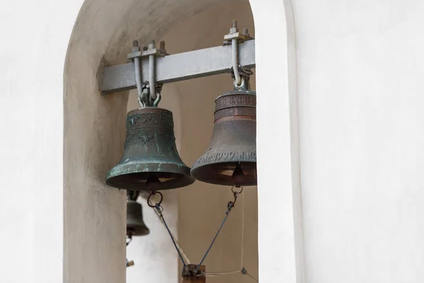 Große Schwere Glocken Glockenturm Der Orthodoxen Kirche Russlands — Stockfoto