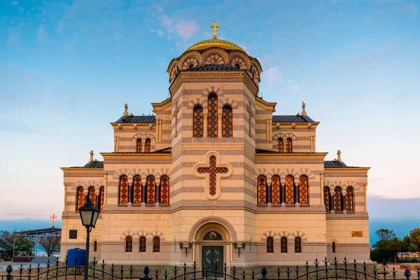 Vladimir Cattedrale Chersonesos Chiesa Ortodossa Khersones Tavrichesky Crimea — Foto Stock