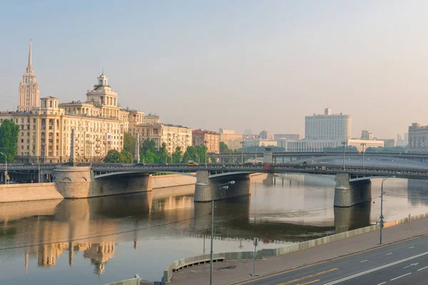 Московский Городской Пейзаж Рассвете Красивая Архитектура Города — стоковое фото