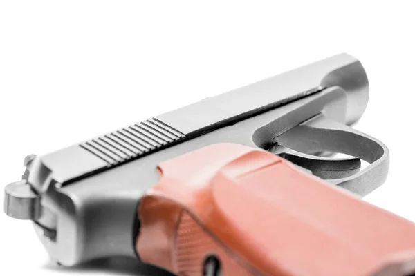 Gaspistool op een witte achtergrond close-up — Stockfoto