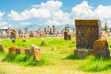 Ermenistan 'da Noratus' un Ermeni eski mezarlığı