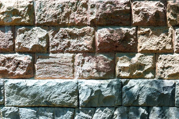 Гранитный Камень Серая Декоративная Кирпичная Стена Бесшовная Текстура Фона — стоковое фото