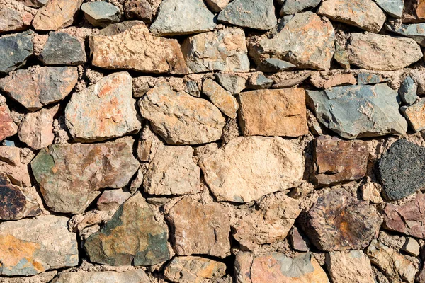 Stone Authentic Wall Closeup Natural Background — Stock Photo, Image