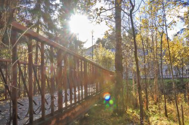 Sonbahar günü sanatoryum 