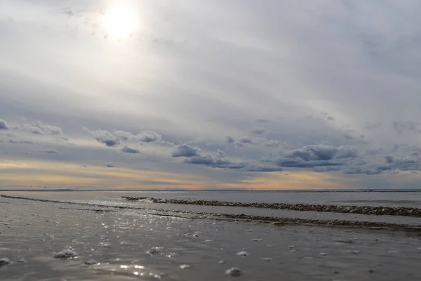 Vita havet. Severodvinsk. Ön Yagry. Höstdagen av — Stockfoto
