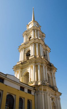 Rybinsk. Yaroslavl bölgesi. Spaso-Preobrazhensky Katedrali. 19. 