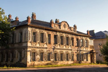 Rybinsk. Yaroslavl bölgesi, inters eski bir tüccar evi