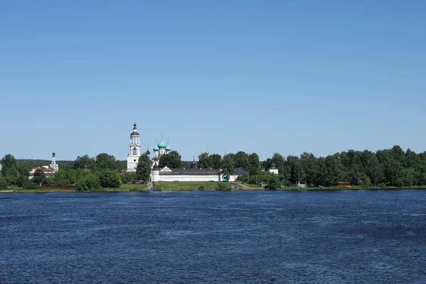 Jaroslawl Das Tolga Kloster Vwedensky Kathedrale Jahrhundert Blick Vom Fluss — Stockfoto