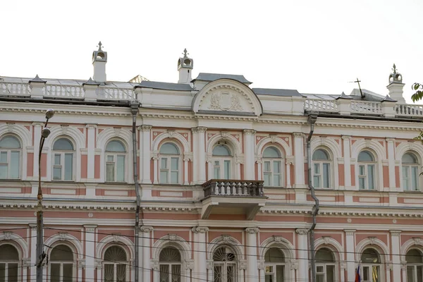 Yaroslavl Tarihi Binalar Yüzyıl Günbatımında Güzel Törensel Binalar Klasik Mimari — Stok fotoğraf