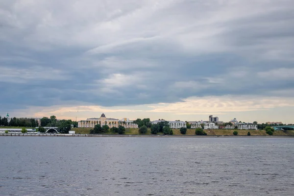 Yaroslavl Historic Buildings 18Th 19Th Century Volga Embankment View River — Stock Photo, Image
