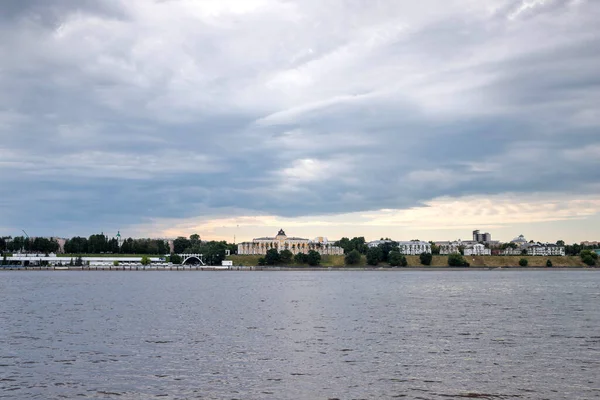 Yaroslavl Historic Buildings 18Th 19Th Century Volga Embankment View River — Stock Photo, Image