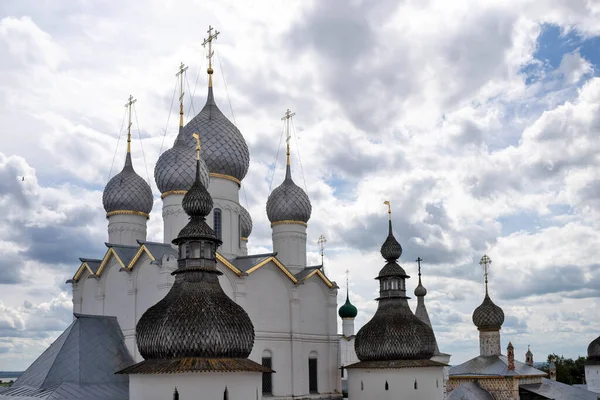 Regio Jaroslavl Rostov Zomerdag Het Rostov Kremlin Kerk Van Opstanding — Stockfoto