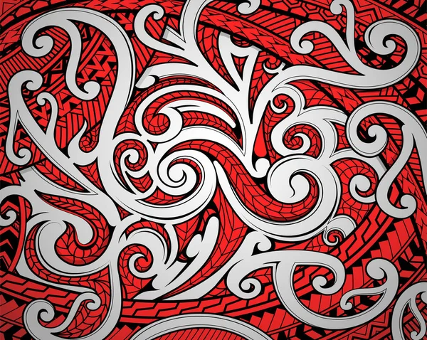 Орнамент племени маори — стоковый вектор
