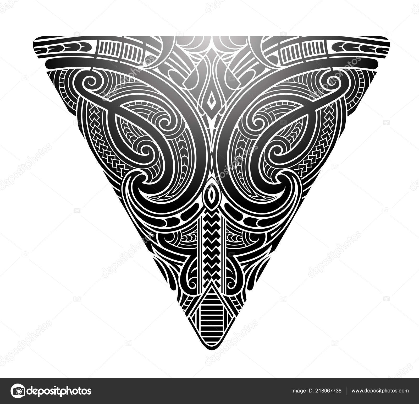 Maori Style Koru Tattoo Vector Image By C Akv Lv Vector Stock
