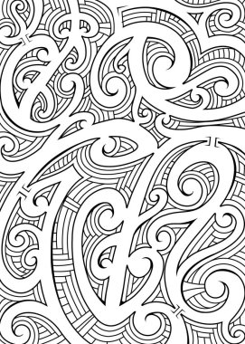 Maori tarzı süs
