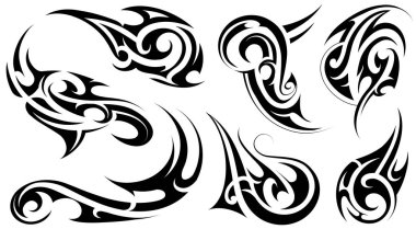 Tribal art dövme seti