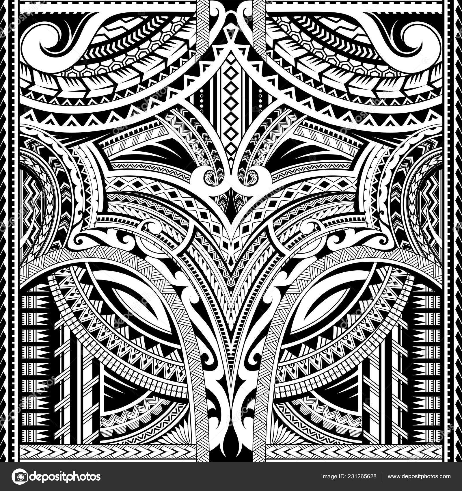 Polynesian ornament suitable for sleeve tattoo Stock Vector by ©akv_lv ...