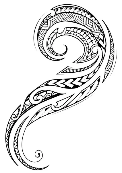Design de tatouage de style maori Graphismes Vectoriels