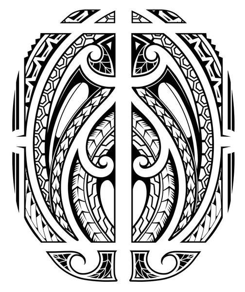 Tatouage à manches dans un style ethnique maori Illustration De Stock