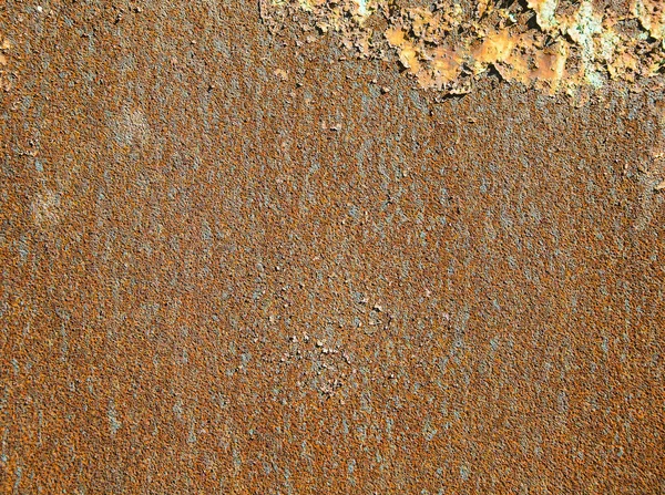 Textura Fundo Ferrugem Folha Metal Cor Vermelha Laranja Coberta Com — Fotografia de Stock