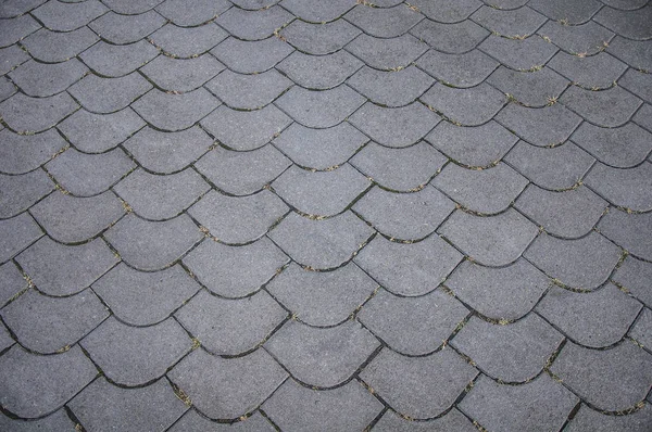 Pavement Tile Form Radius Gray Canvas Texture Background — Stock Photo, Image