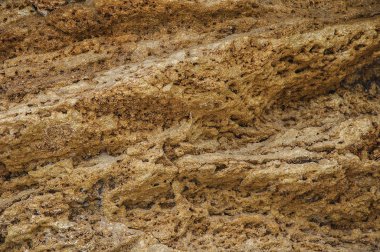 Doku ve arka plan taş. Sarı, kraterler.