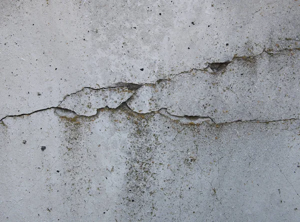 Gray Concrete Texture Background Cracks Scratches Damage — Stock Photo, Image