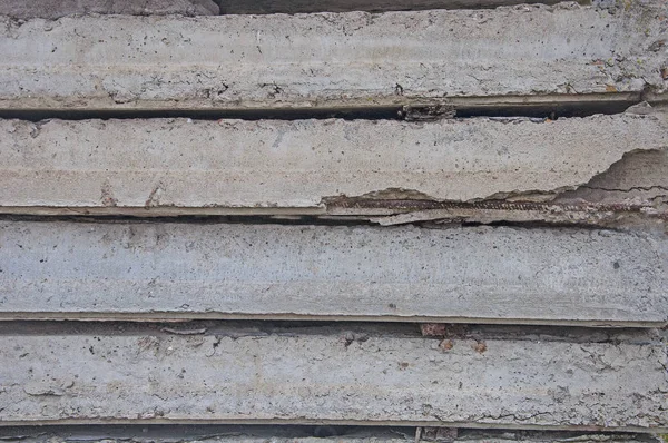 Tło Tekstura Płyt Betonowych Pęknięć Uszkodzeń — Zdjęcie stockowe