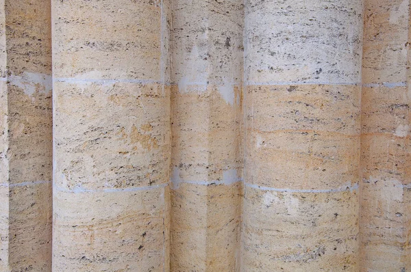 Textura Fundo Parede Pedra Colunas Pedra — Fotografia de Stock