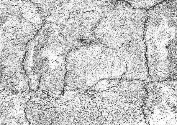 Détresse vieille texture de mur de béton fissuré . — Image vectorielle