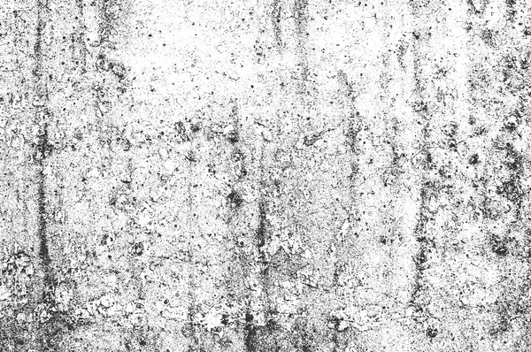 Nood oude gebarsten betonnen muur textuur. — Stockvector