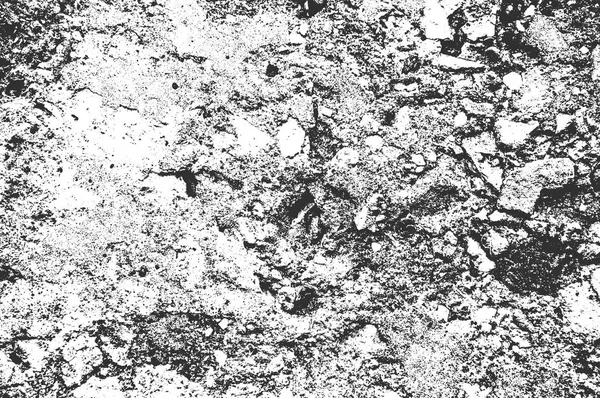 Détresse vieille texture de mur de béton fissuré . — Image vectorielle